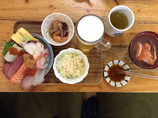 良い地で食べたチラシ寿司