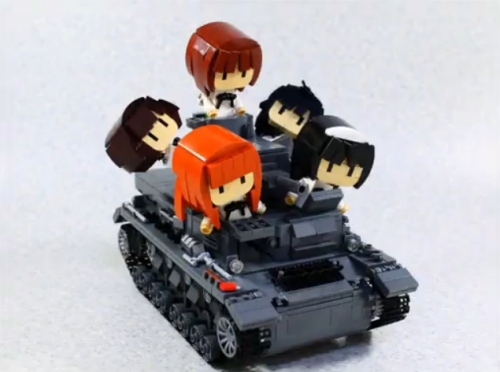 レゴでガルパンの「IV号戦車D型」を作ってみた。
