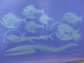 深海魚　シルクスクリーン