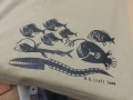 Tシャツカーキ　深海魚