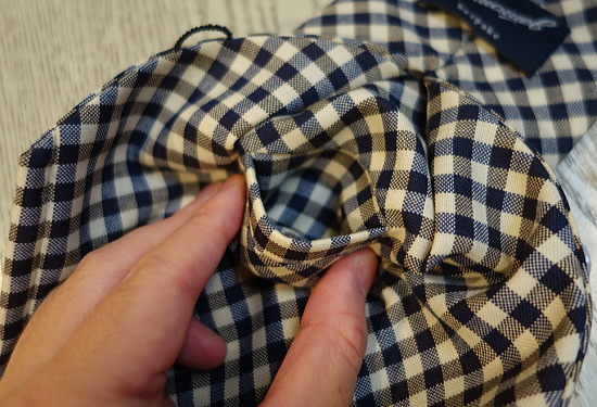 ヤマシェフさん製ネクタイのポケット