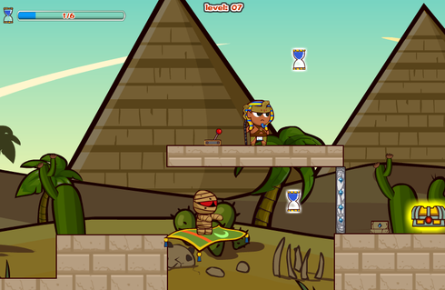 宝箱を守るファラオとマミーのパズルゲーム　Pharaoh Mummy Guard Treasures