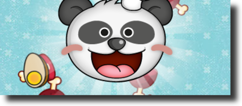 パンダのクッキークリッカー系ゲーム　Panda Click