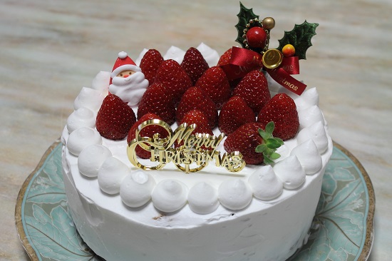 クリスマスケーキ　イチゴ