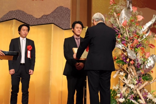 awarding ceremony in Kobe2