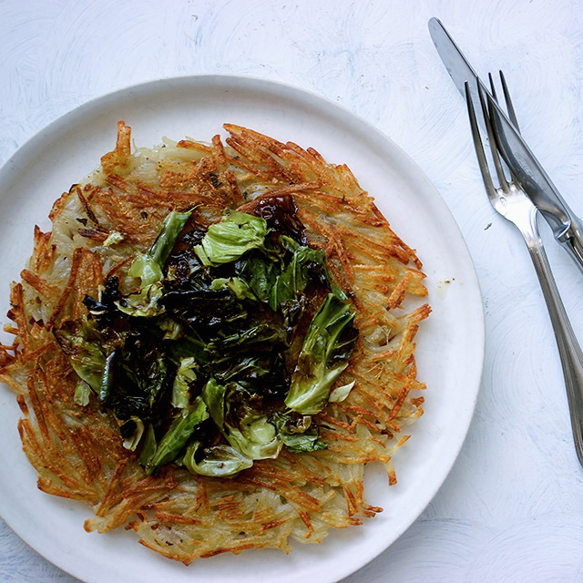 Hash Browns & Cabbage Chips