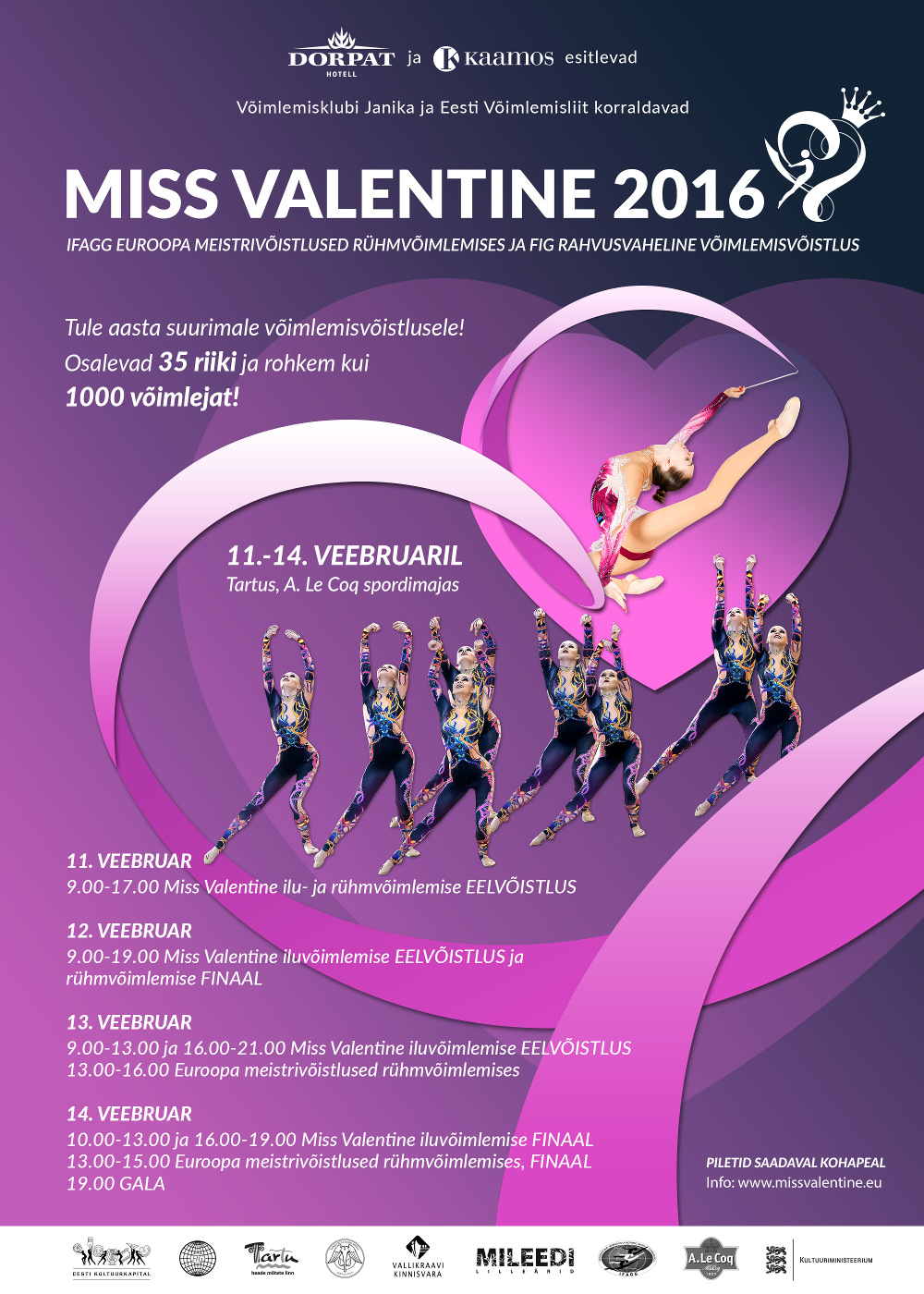 Miss Valentine 2016 poster