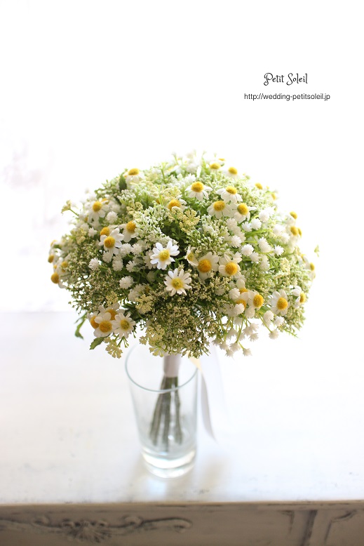 カスミソウ　カモミール　ブーケ　gypsophilaelegans chamomile bouquet