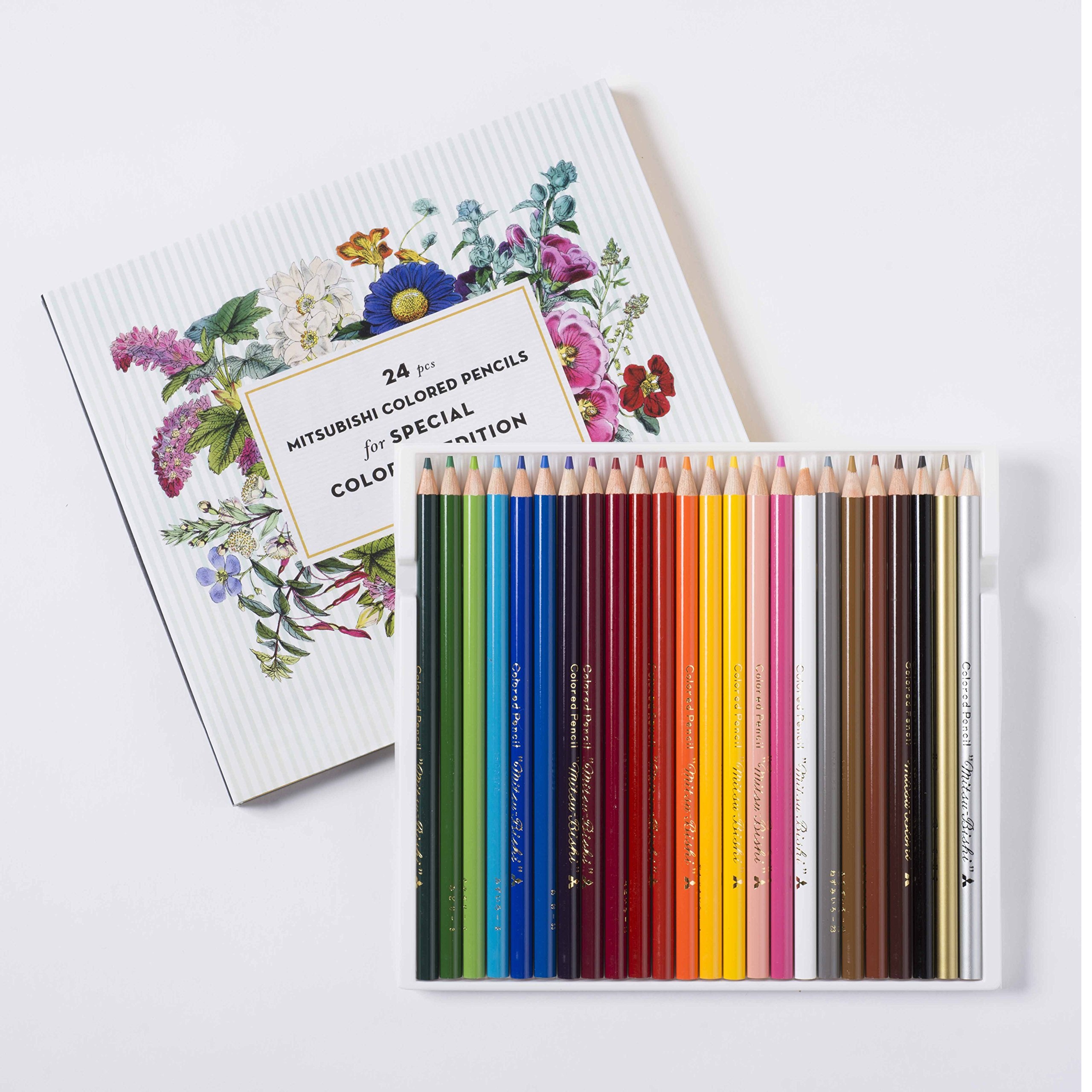 ひみつの花園 花いっぱいのぬりえブック スペシャル カラーリング エディション 24色色えんぴつセット おまけカオスな日々