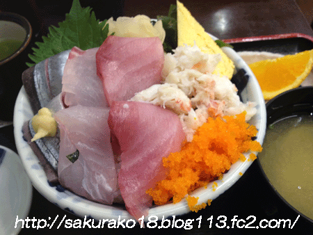 2015年10月30日海鮮丼ランチ