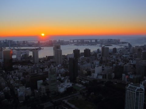 2016年　初日の出　東京タワー