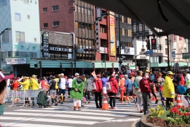 浅草界隈の東京マラソン１０