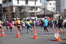 浅草界隈の東京マラソン１１